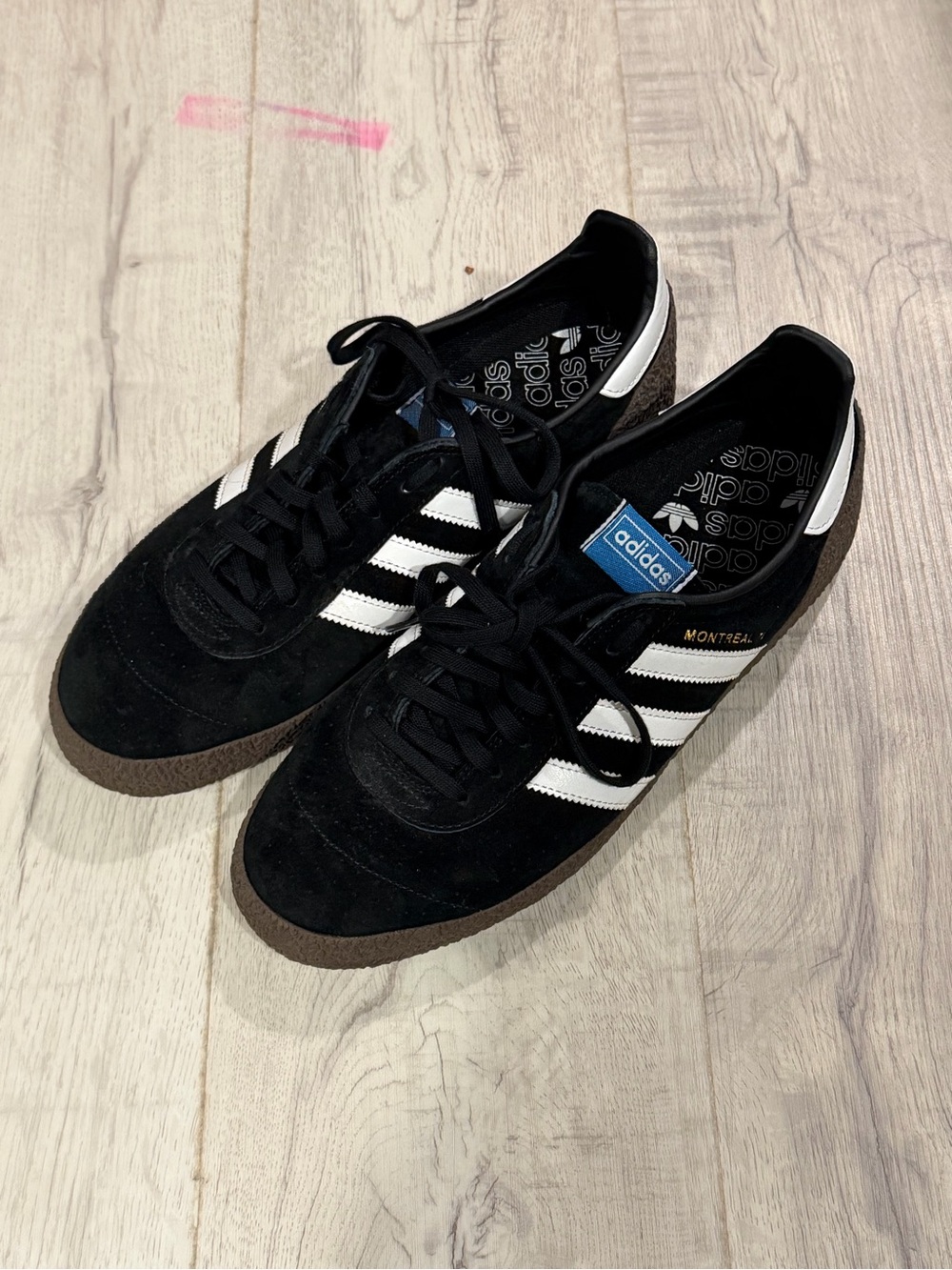 adidas Montreal 76 Men’s Black & White Suede Sneakers